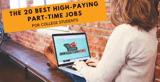 other part time jobs for college students